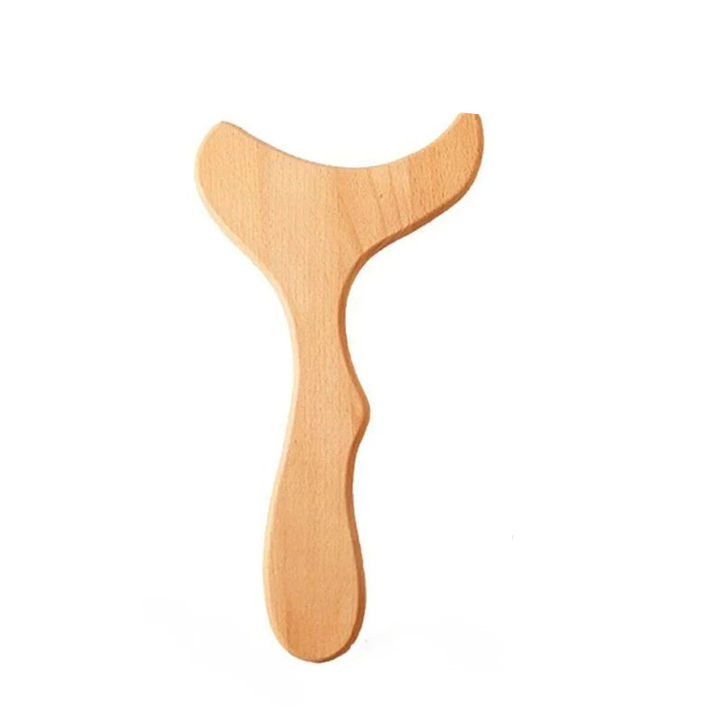 Outil de Massage en Bois – Gua Sha & Relaxation Musculaire