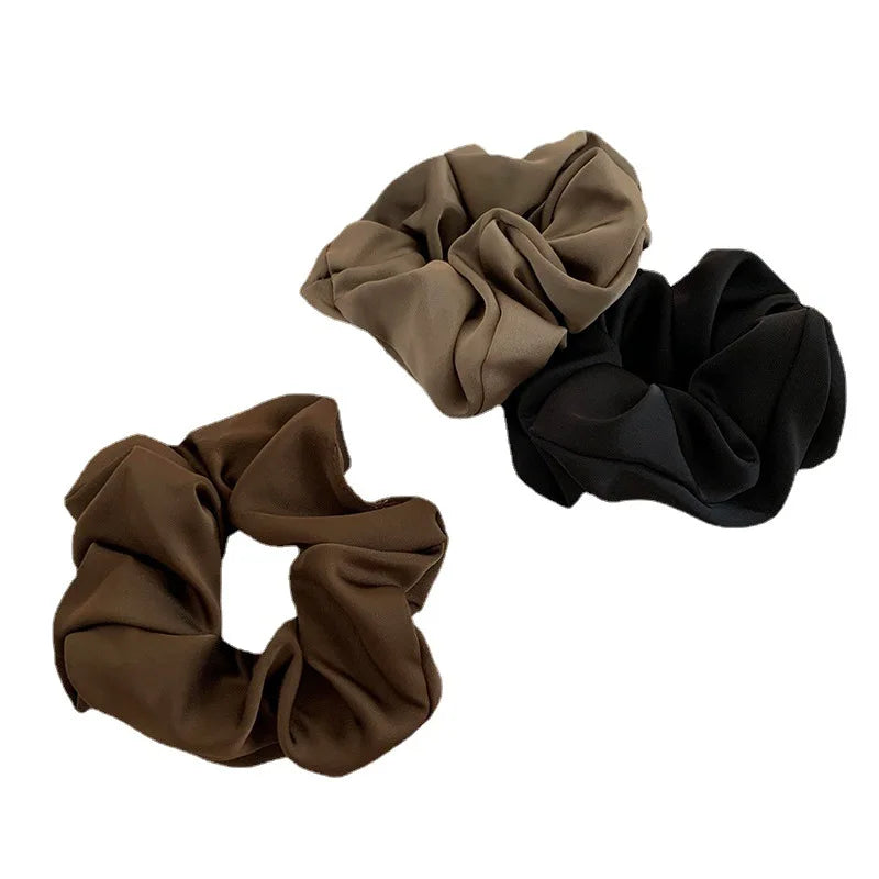 🌟 Élégant Chouchou en Satin Coréen – L'Accessoire Incontournable pour des Coiffures Tendance ! 💖
