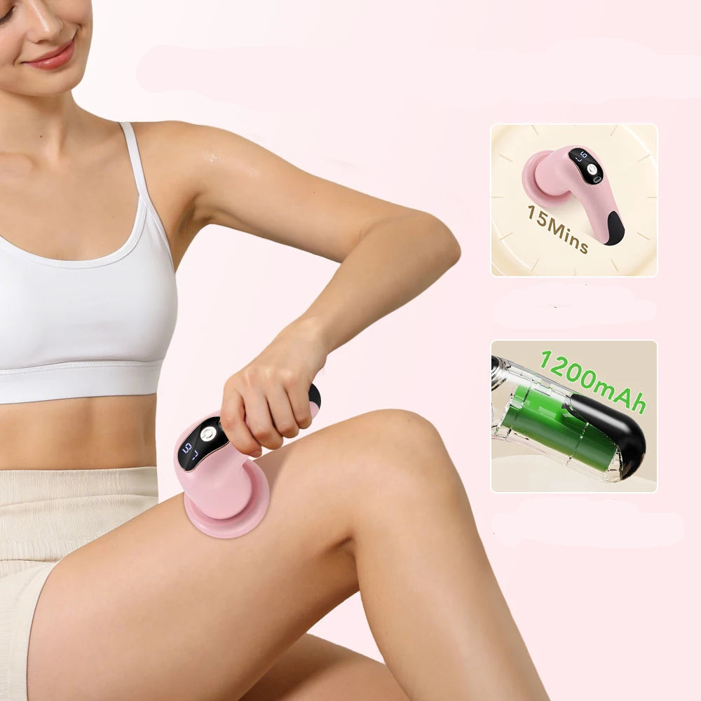 Pistolet de Massage Multifonction – 5 Embouts & 6 Modes