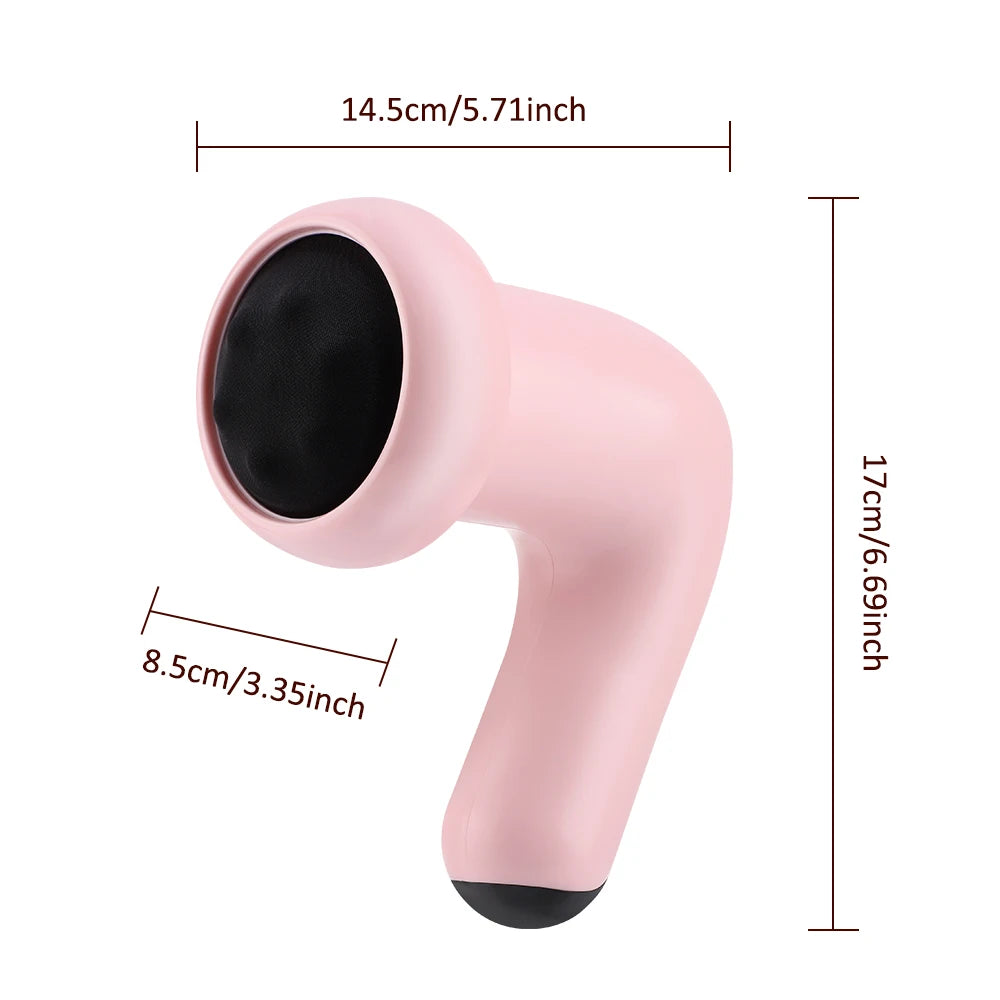 Pistolet de Massage Multifonction – 5 Embouts & 6 Modes