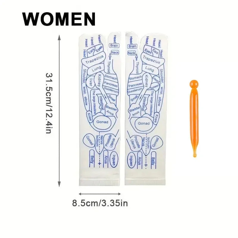 Chaussettes de Réflexologie – Massage & Détente des Pieds