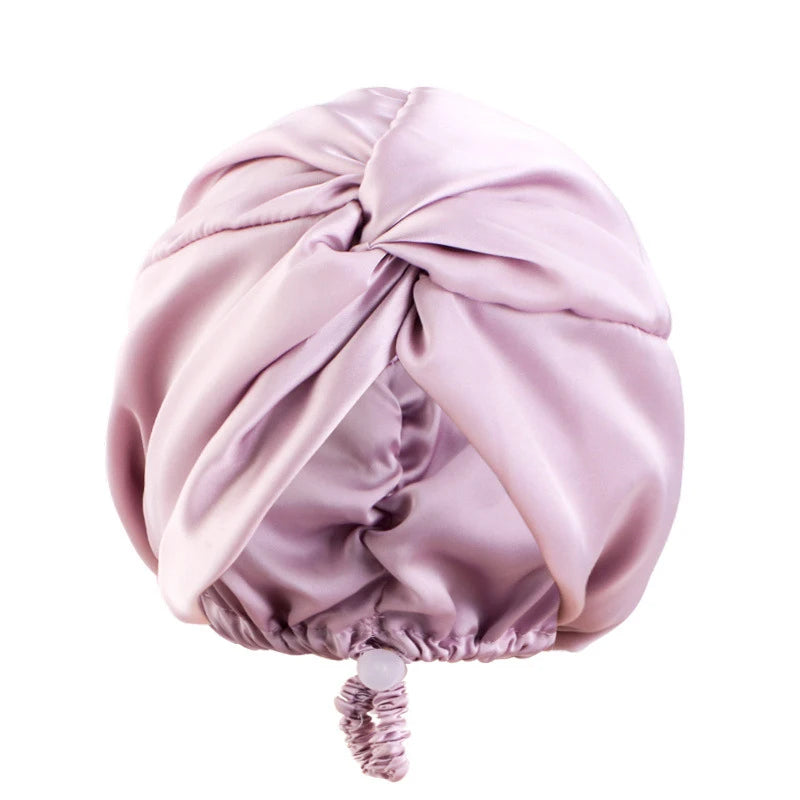 Bonnet Satin Turban – Élégance & Soin Capillaire Nuit