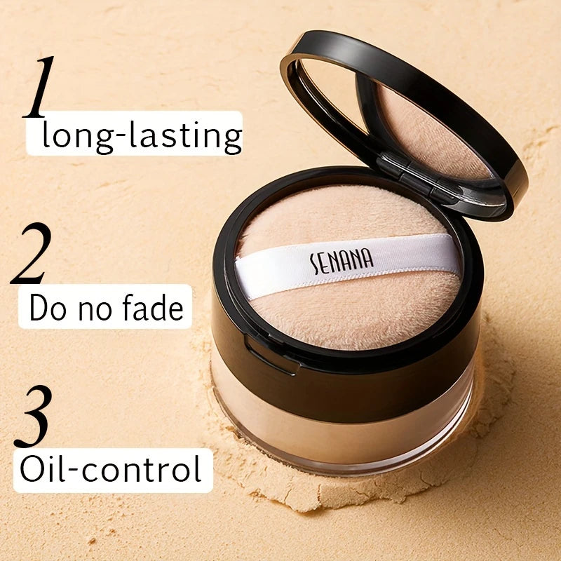 Mattifying Setting Powder – Natural Finish & Long-Lasting