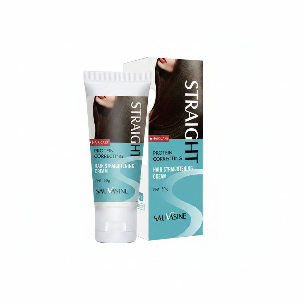 Crème Lissante à la Kératine – Cheveux Lisses & Disciplinés