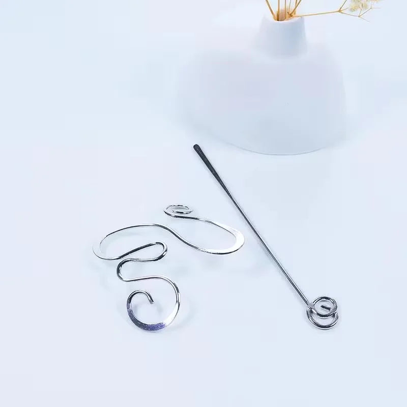 Pince à Cheveux Design Irrégulier – Élégance Minimaliste