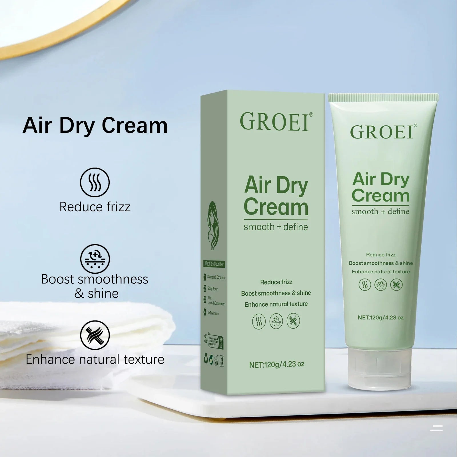 Crème Coiffante Nourrissante – Brillance & Mise en Forme