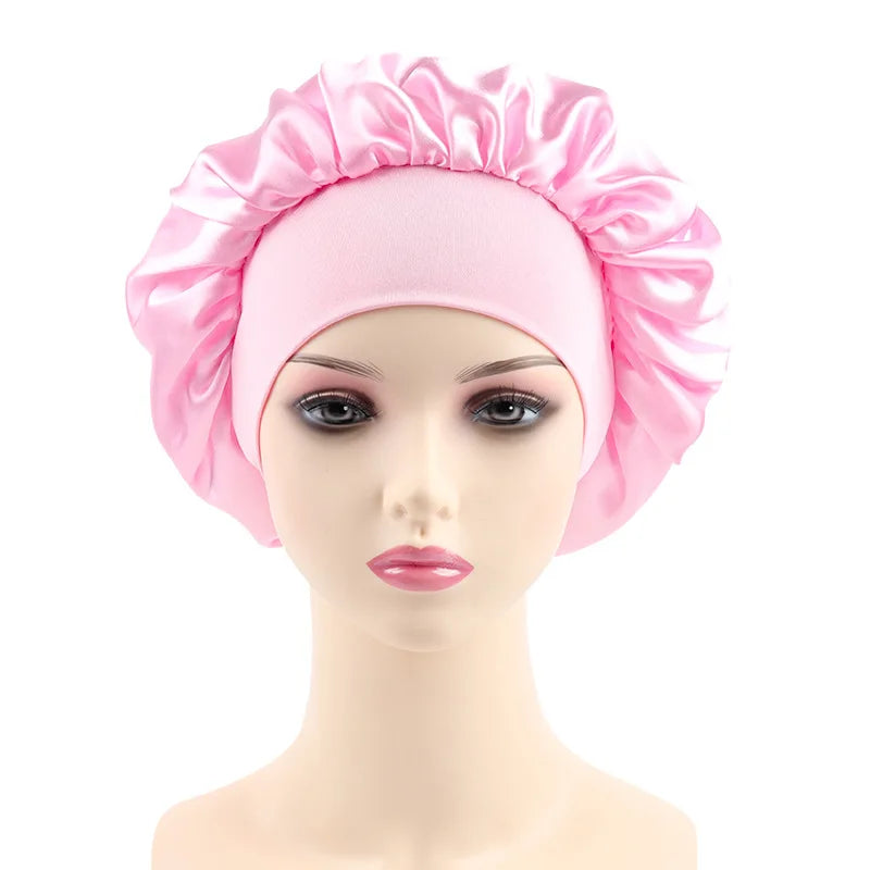 Bonnet Satin Multi-Usage – Nuit, Douche & Soin Cheveux