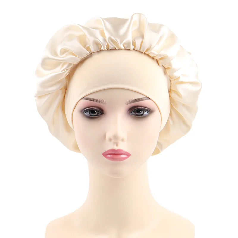 Bonnet Satin Multi-Usage – Nuit, Douche & Soin Cheveux