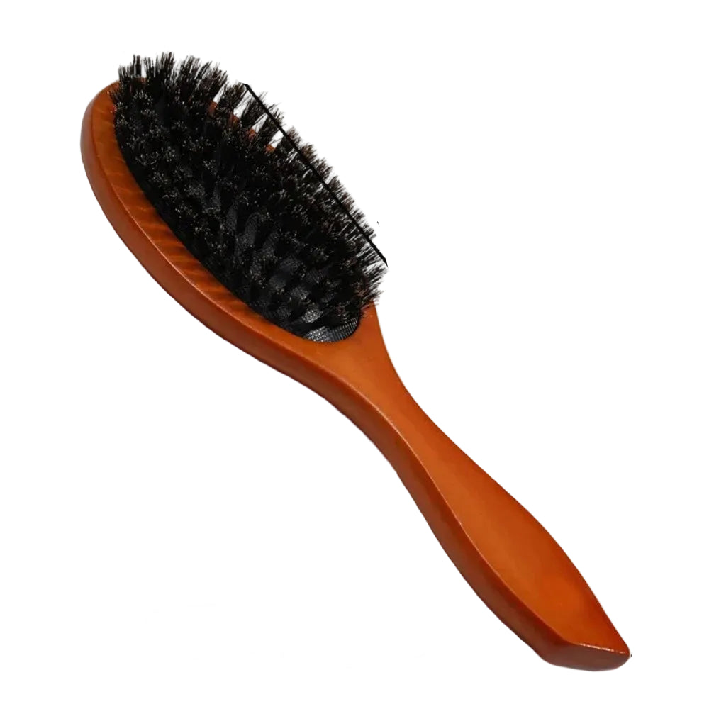Brosse Cheveux Poils de Sanglier – Brillance & Soin Naturel