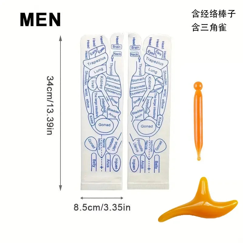 Chaussettes de Réflexologie – Massage & Détente des Pieds