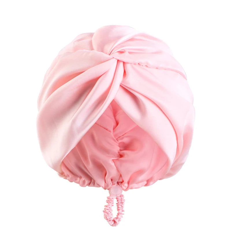 Bonnet Satin Turban – Élégance & Soin Capillaire Nuit