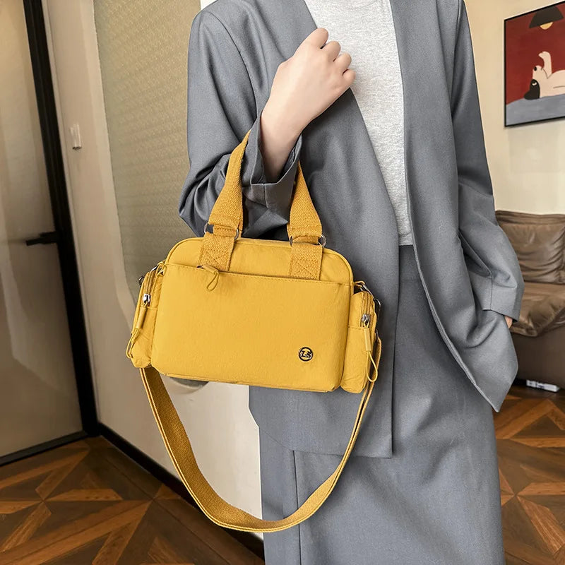 Sac Bandoulière Grande Capacité – Multi-Poches & Pratique