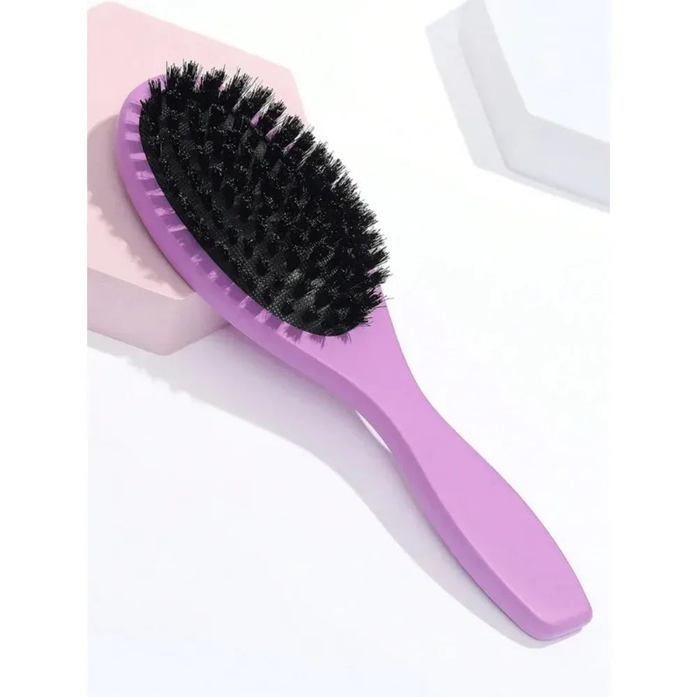Brosse Cheveux Poils de Sanglier – Brillance & Soin Naturel