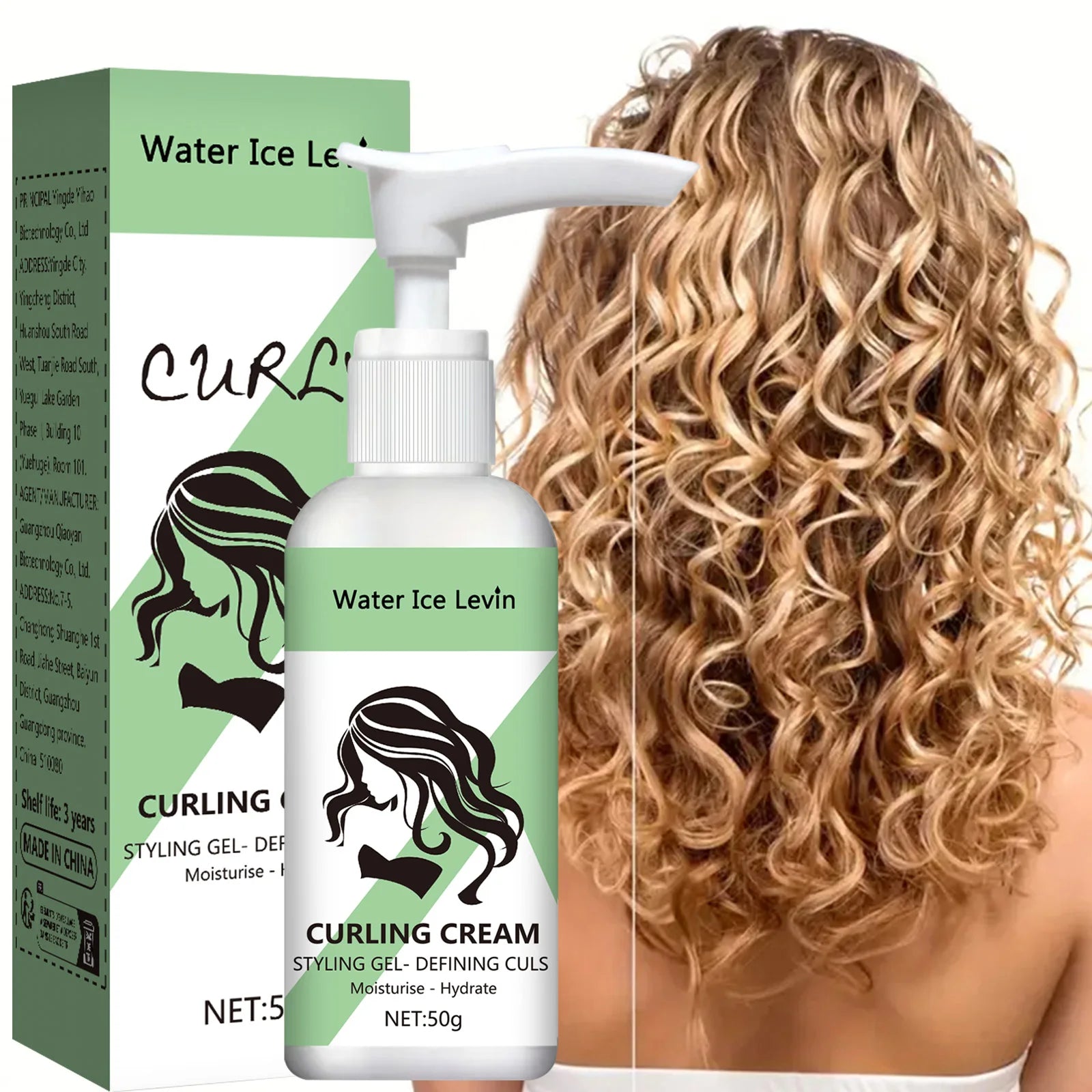 crème coiffante pour cheveux bouclés