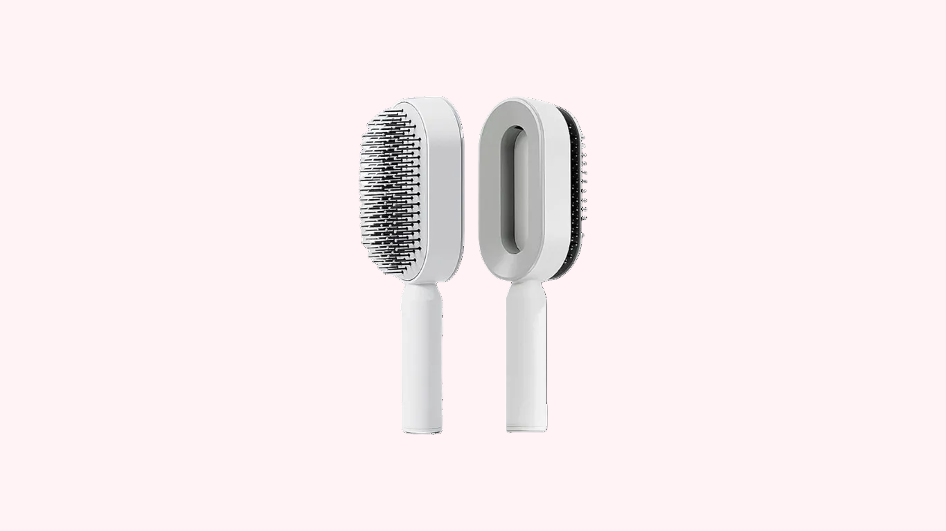 Self-Cleaning Hairbrush with Air Cushion – Detangle and Enhance Your Hair !