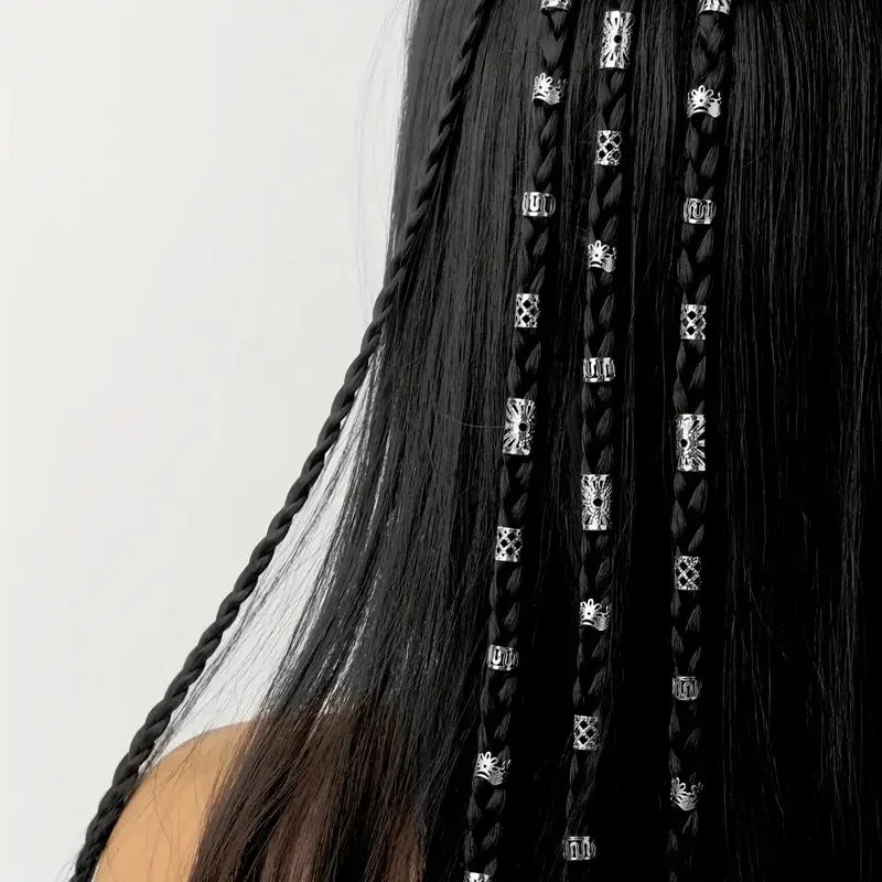 40 pieces of hair accessories, braid decorative hair accessories, hair accessory suitable for women's daily life