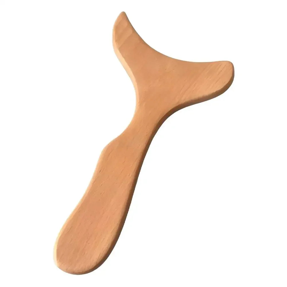 Outil de Massage en Bois – Gua Sha &amp; Relaxation Musculaire
