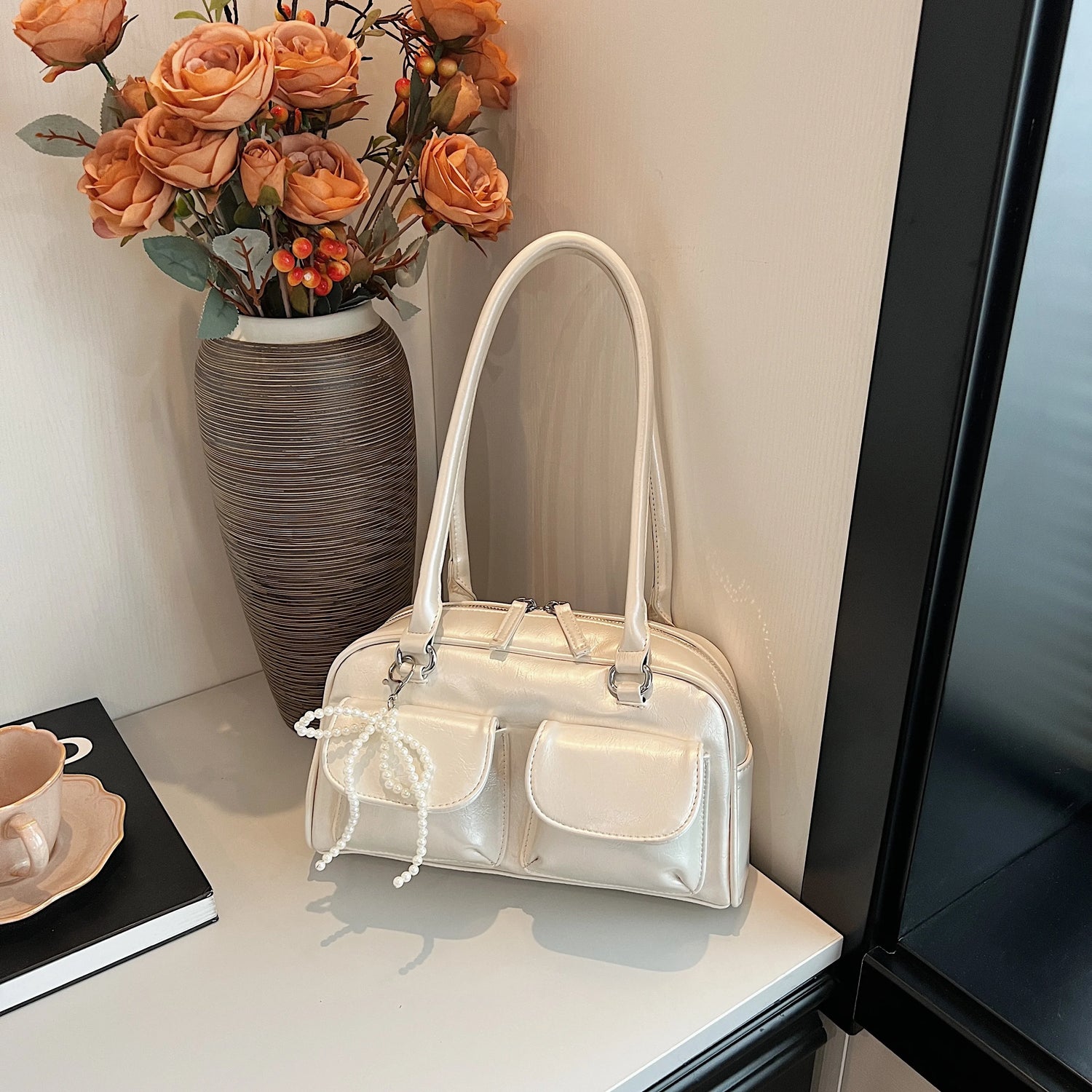 Sac Épaule Nœud Tendance – Style Coréen Chic