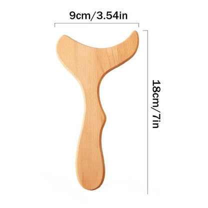 1Pcs Massage Tool Wood Massager Body Sculpting Tools，Used to relieve muscle relaxation，Gua Sha，Muscle Release Tool