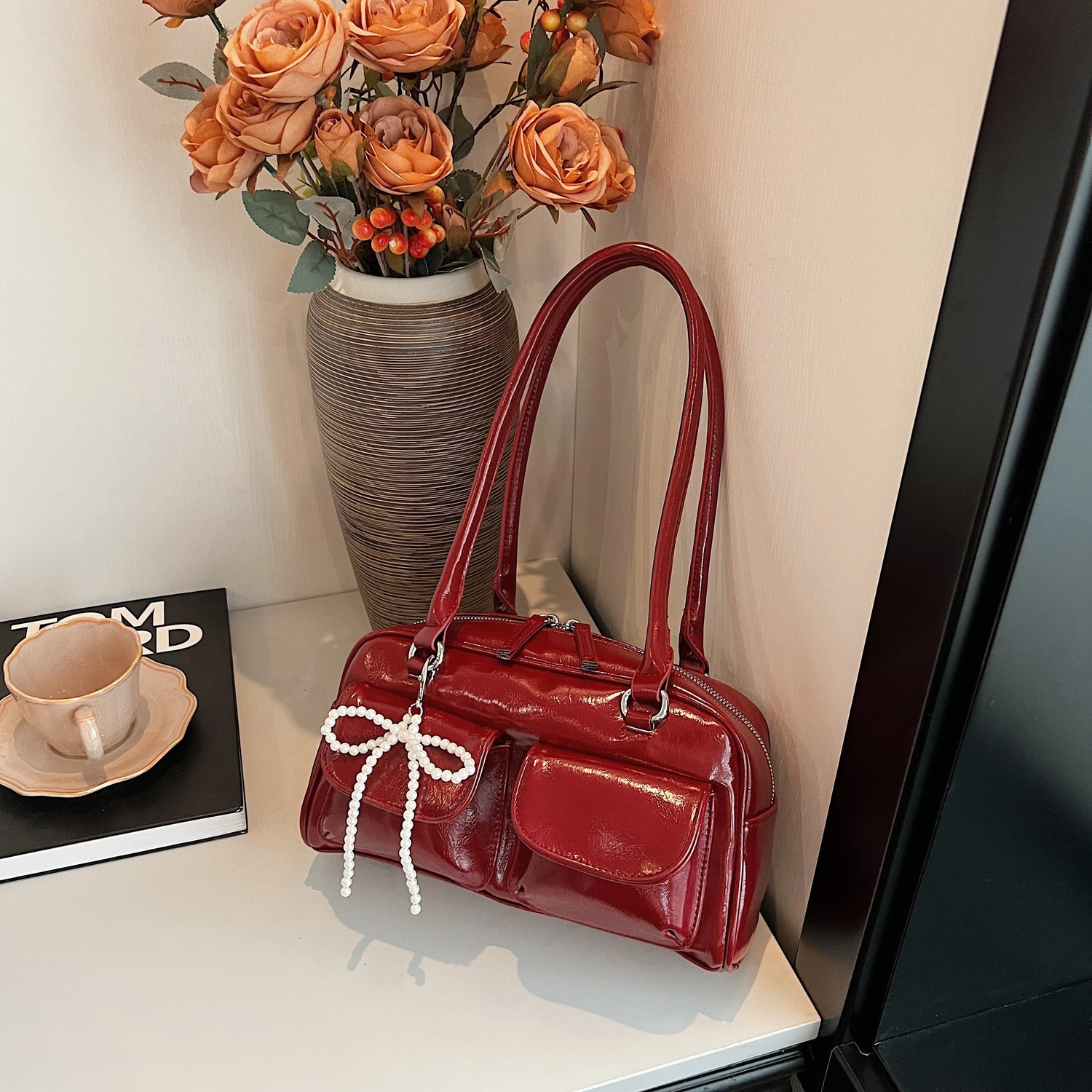 Sac Épaule Nœud Tendance – Style Coréen Chic
