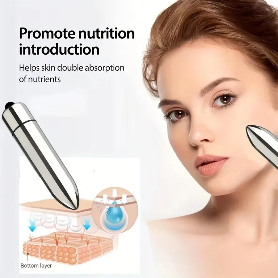 Vibrating Mini Facial Massager – Radiance &amp; Optimized Absorption