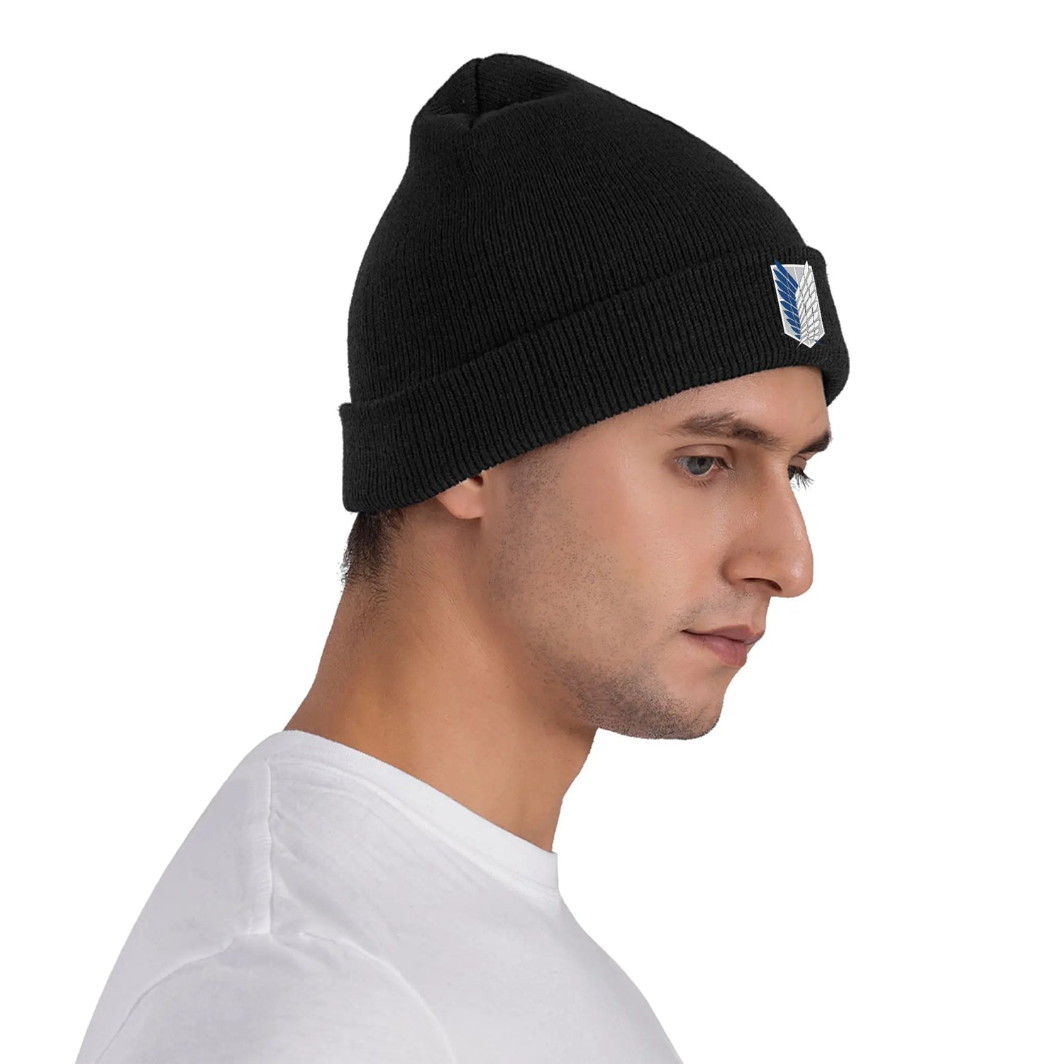 Bonnet Tricoté Motif Tendance – Style Streetwear Hiver