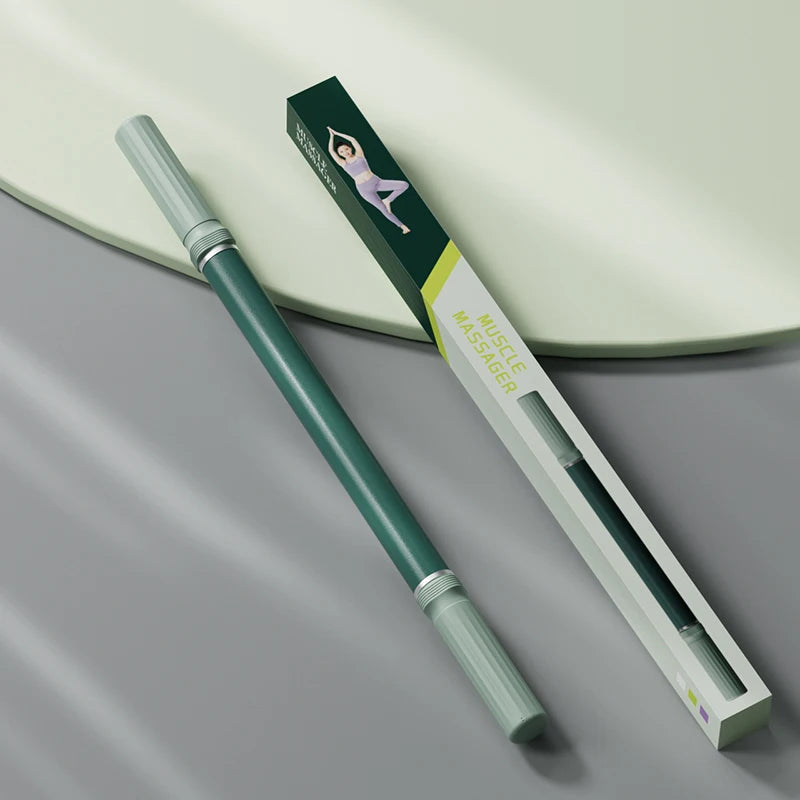 Massage Stick Portable Roller, Handheld, Deep Tissue Foam Roller, Body Massage and Myofascial Release Tool for Legs, Neck, Calve