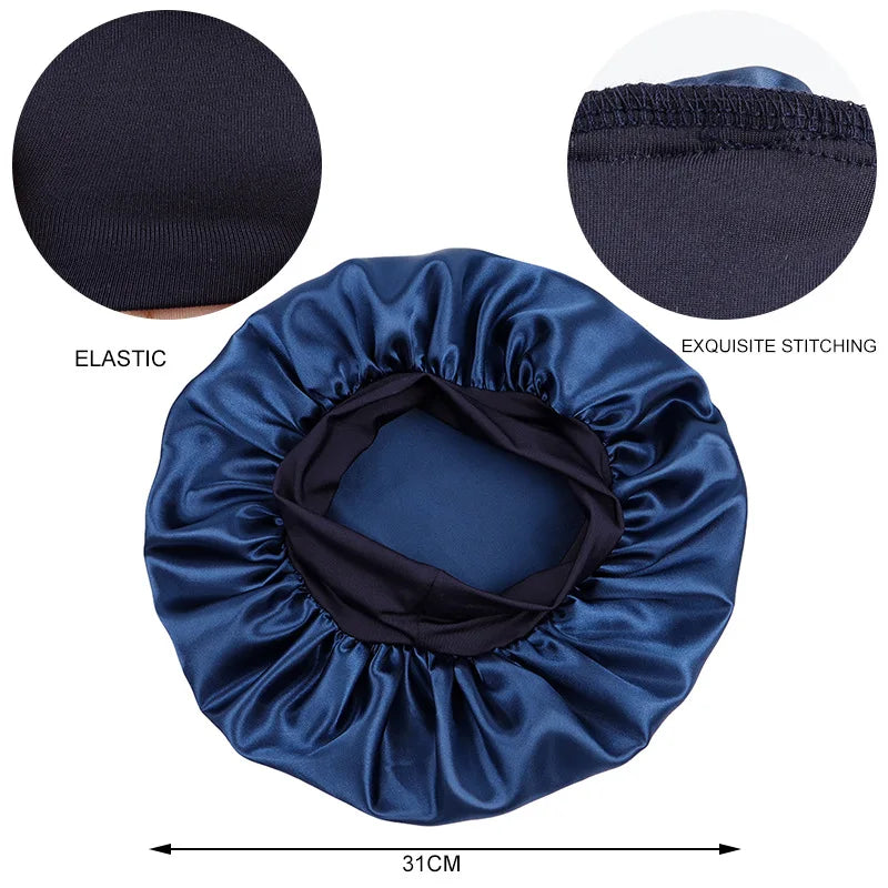 Multi-Purpose Satin Bonnet – Night, Shower &amp; Hair Care