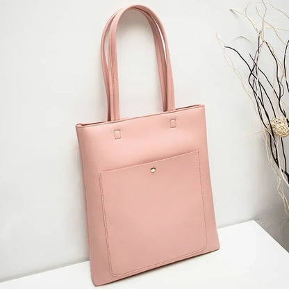 Fashion Tote Bags Women's Bags Solid Color Niche Design Axillary Bag Leisure Versatile High Capacity Trend Commuter Shoulder Bag