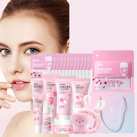 Coffret Soin Complet Sakura – Routine Visage Hydratante