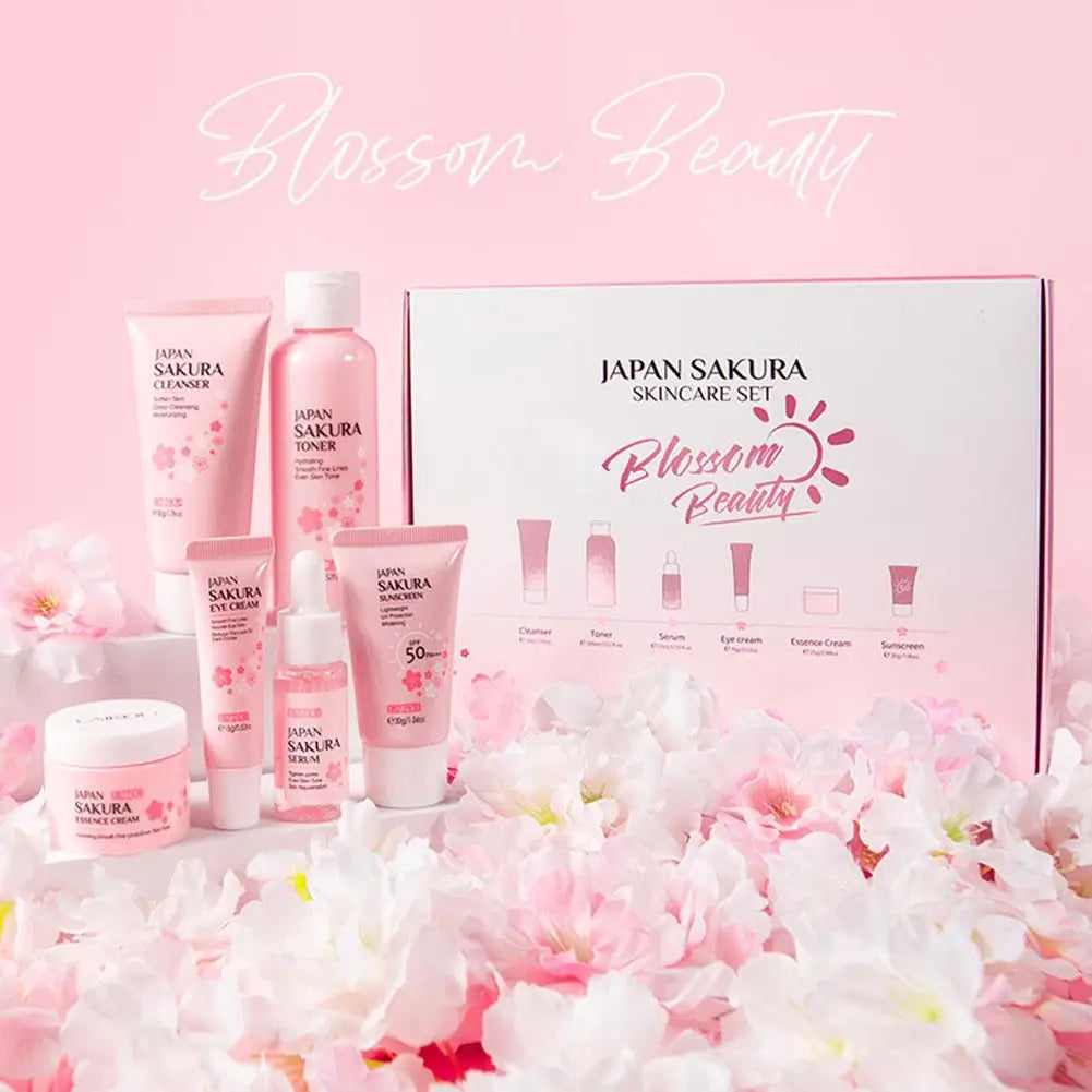 Coffret Sakura 6 Pièces – Routine Visage Complète &amp; Protection