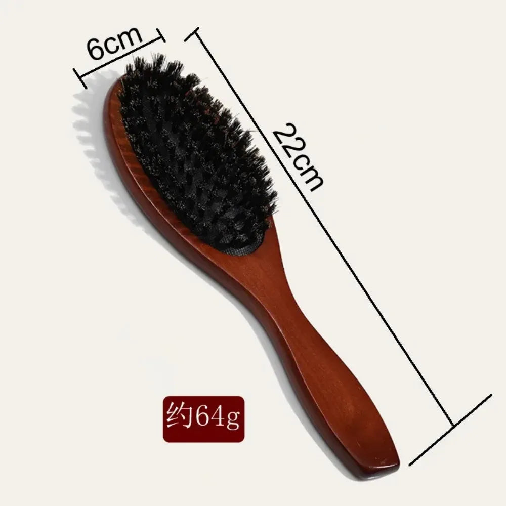 Brosse Cheveux Poils de Sanglier – Brillance &amp; Soin Naturel