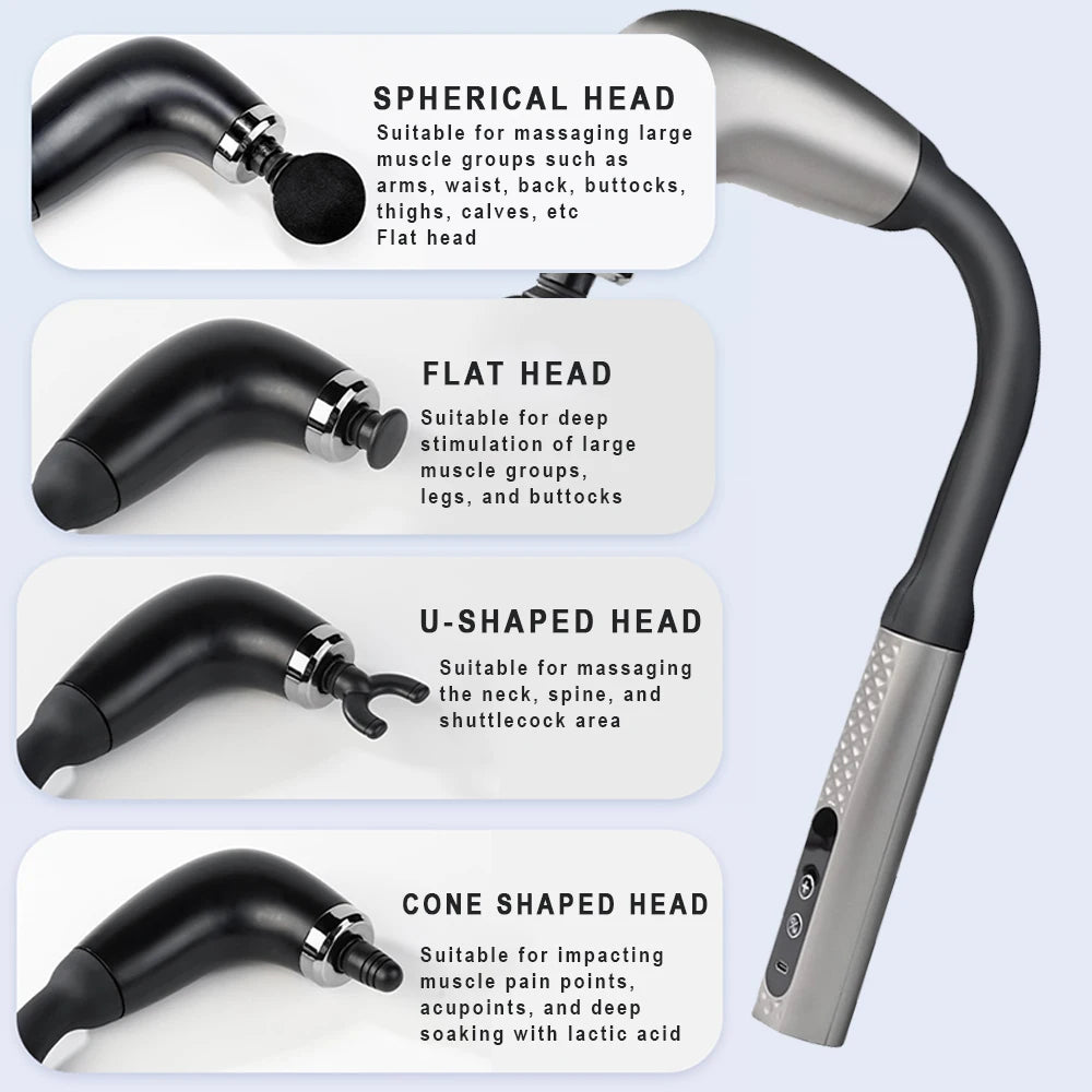 Pistolet de Massage Intelligent – Récupération Musculaire Profonde