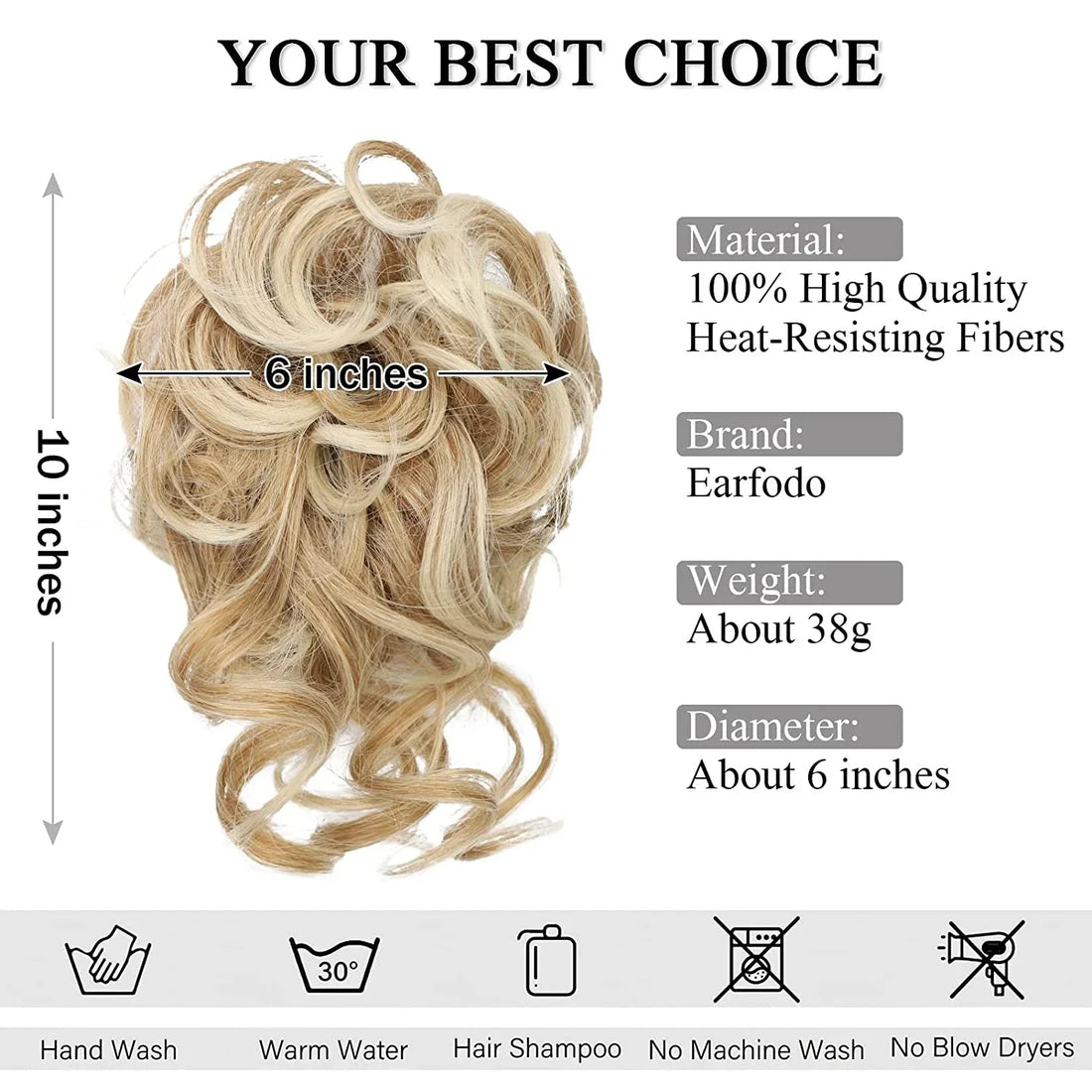 Elegant Hair Elastic – Ponytail Holder