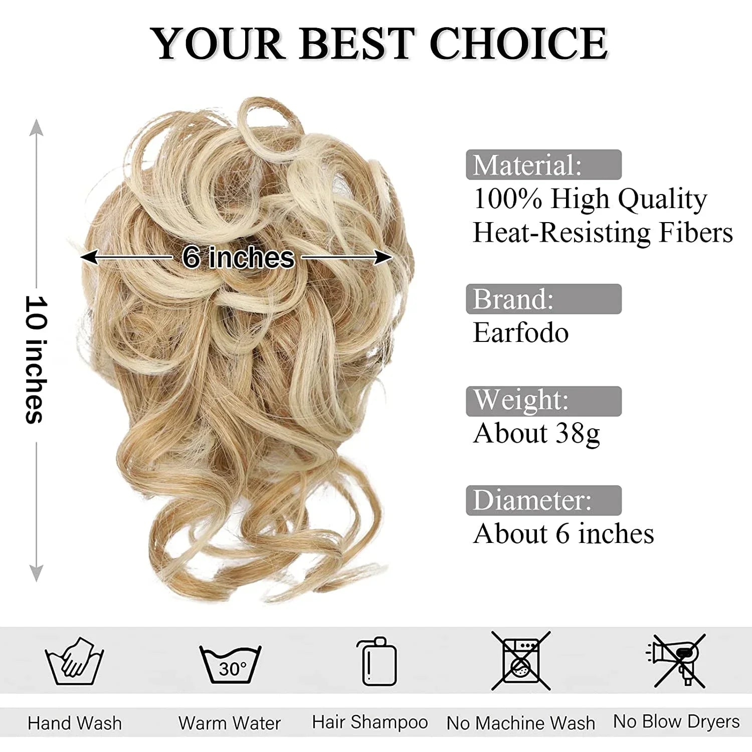 Elegant Hair Elastic – Ponytail Holder