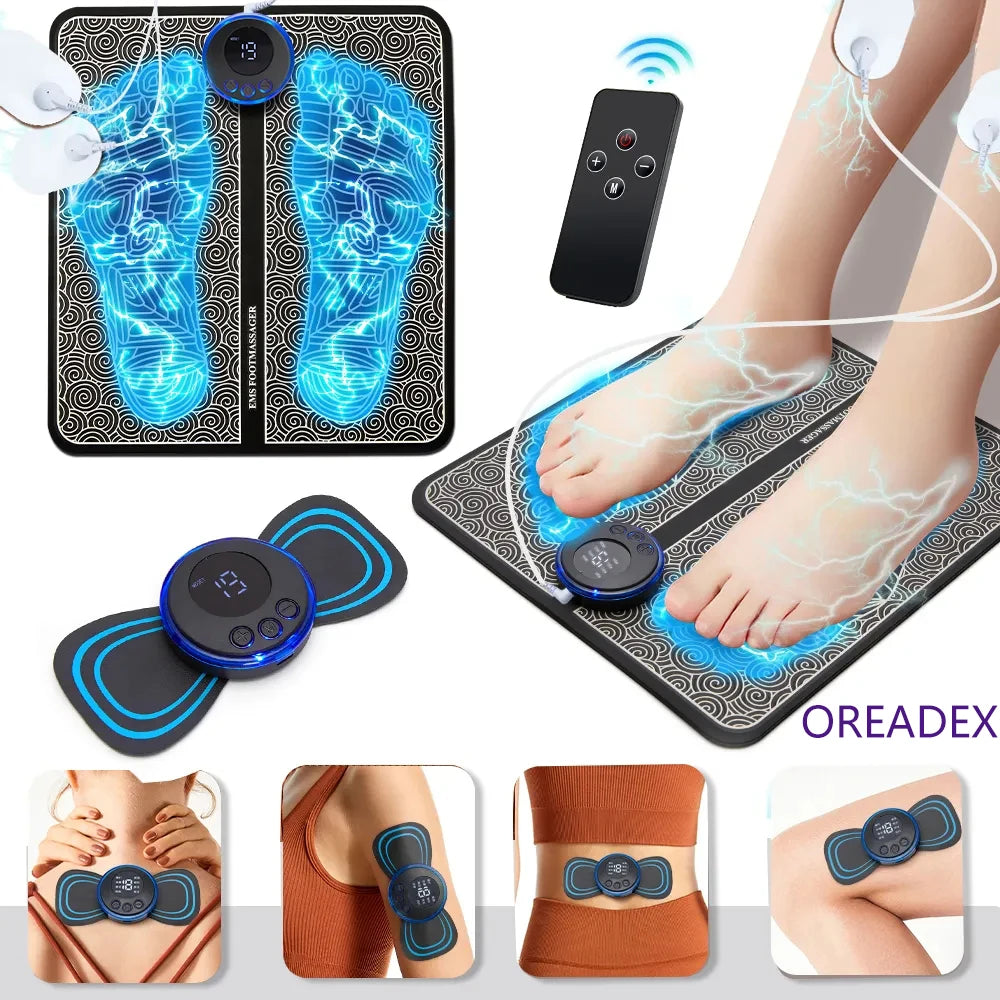 Tapis de Massage EMS pour Pieds – Relaxation & Stimulation