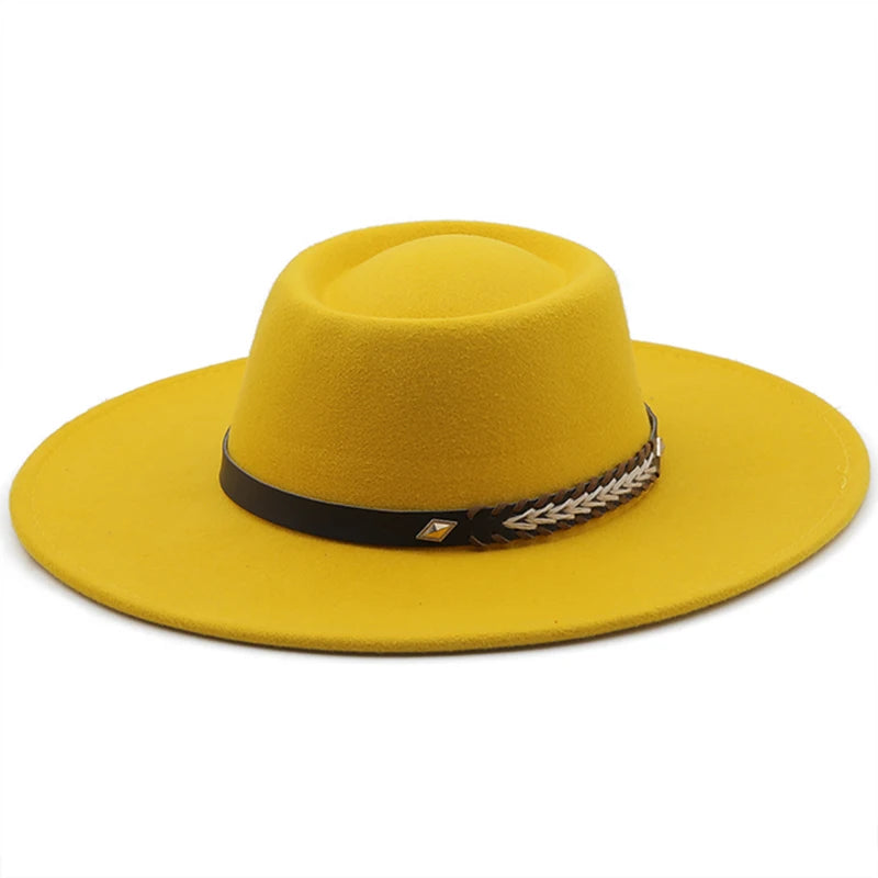 men's hats hats for women british cup hat Caps Women's cowboy luxury elegant country Panama fedora jazz chapéu cowgirl domo hat