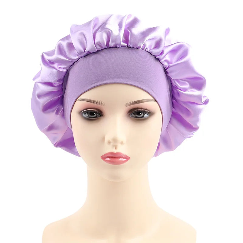 Bonnet Satin Multi-Usage – Nuit, Douche &amp; Soin Cheveux