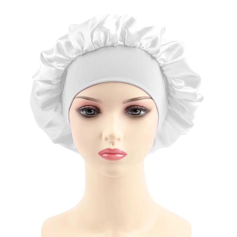 Bonnet Satin Multi-Usage – Nuit, Douche &amp; Soin Cheveux