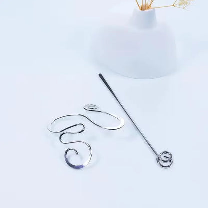 Pince à Cheveux Design Irrégulier – Élégance Minimaliste