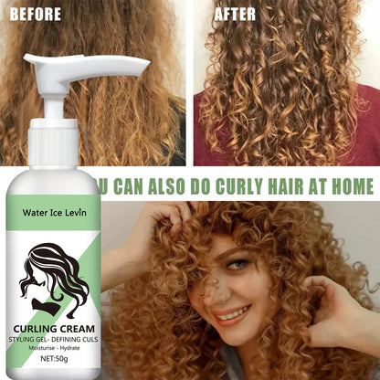 crème coiffante pour cheveux bouclés
