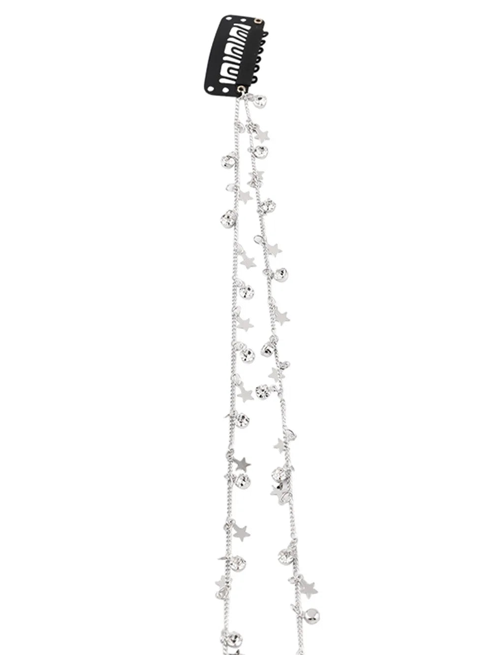 Chaîne de Cheveux Tressée Étoile – Bijou Capillaire Tendance
