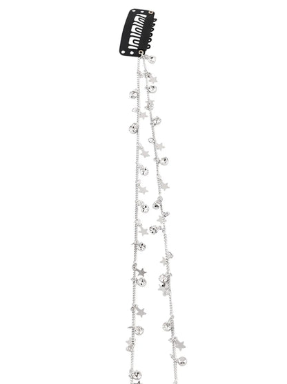 Chaîne de Cheveux Tressée Étoile – Bijou Capillaire Tendance