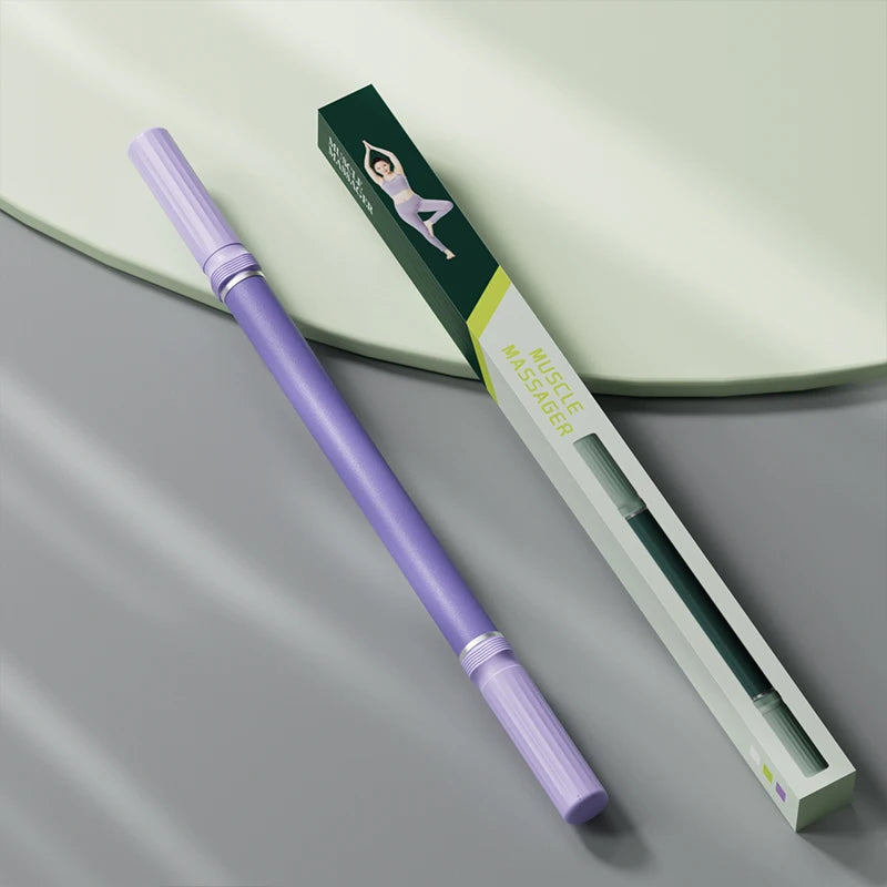 Massage Stick Portable Roller, Handheld, Deep Tissue Foam Roller, Body Massage and Myofascial Release Tool for Legs, Neck, Calve