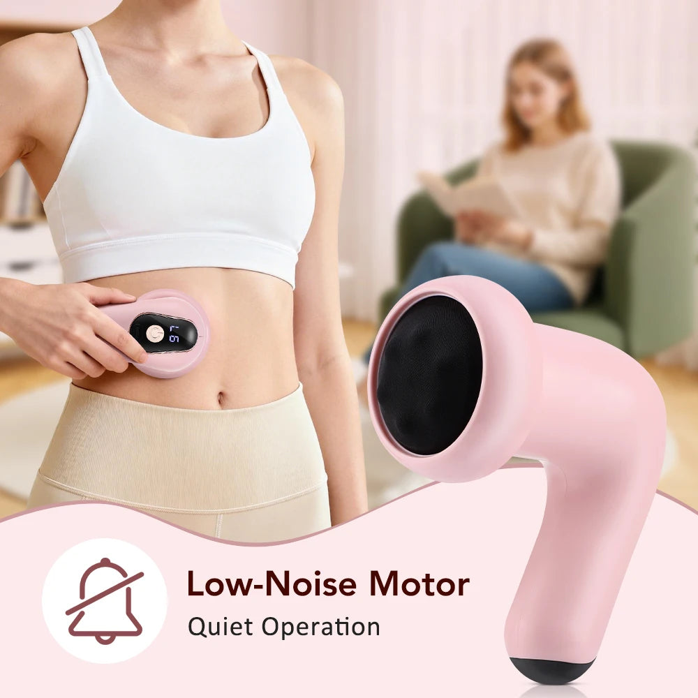 Body Massager, Portable Massage Stick With 5 Massage Heads, Wireless Charging, Handheld Whole Body Kneading, 6 Modes Massage Gun