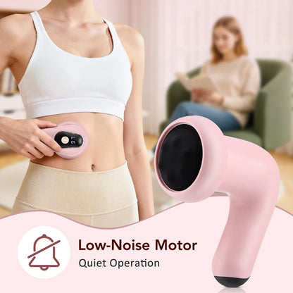 Body Massager, Portable Massage Stick With 5 Massage Heads, Wireless Charging, Handheld Whole Body Kneading, 6 Modes Massage Gun