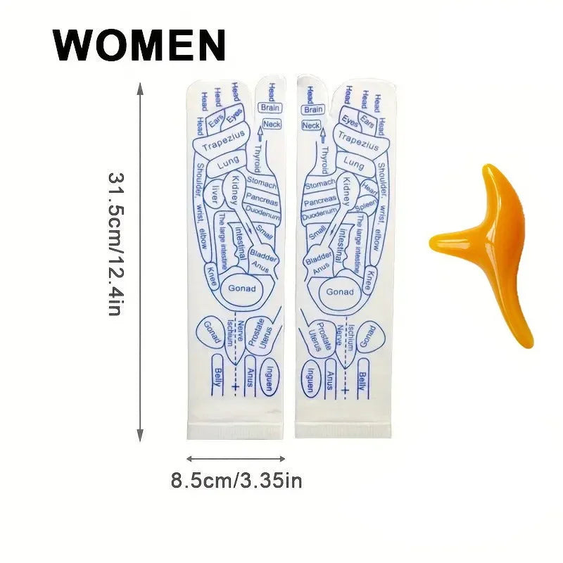 Chaussettes de Réflexologie – Massage &amp; Détente des Pieds
