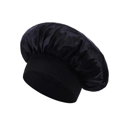 Bonnet for Sleeping Women, Double Layer Hair Satin Bonnets with Elastic Band, Sleep Cap Curly Natural Hair