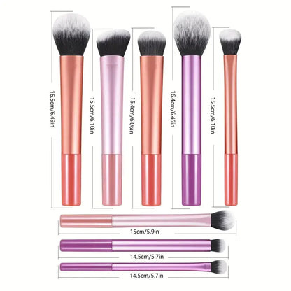 8 Makeup Brushes – Complete &amp; Precise Application