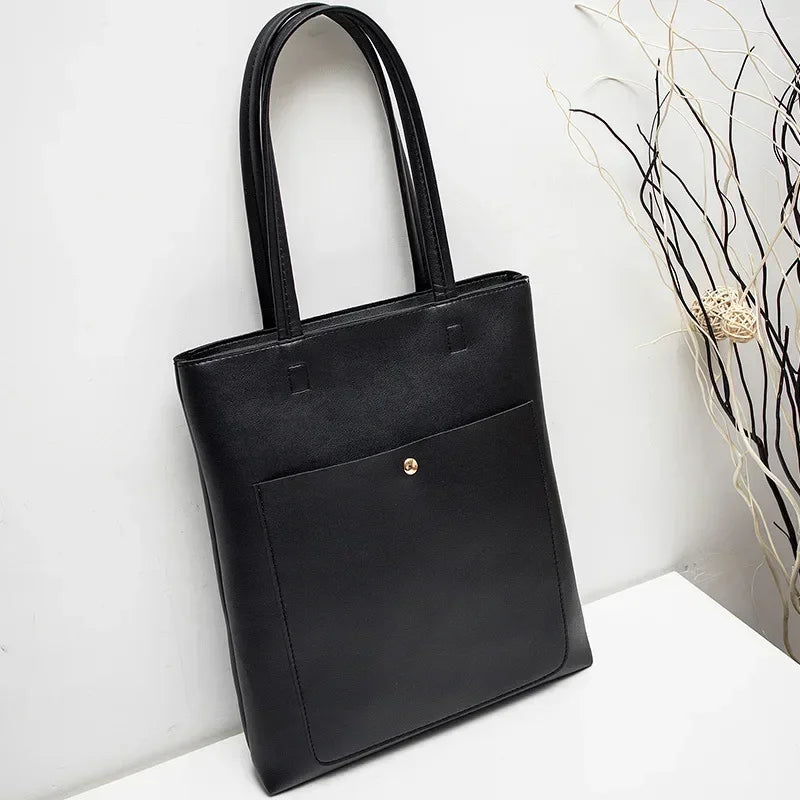 Fashion Tote Bags Women's Bags Solid Color Niche Design Axillary Bag Leisure Versatile High Capacity Trend Commuter Shoulder Bag